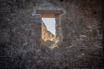 a roman window Italy - 232360738