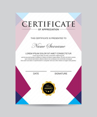 Modern certificate vector