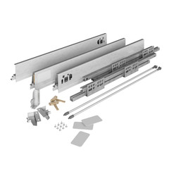 Parts of fasteners 3d rendering