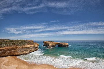 Great Ocean Road, Victoria, Australia. Natural landscape view, some famous including Twelve Apostles, Loch Ard, Razorback, The Arch, London Bridge