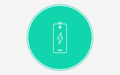 Battery vector icon sign symbol
