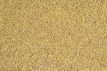 Bulgur wheat texture or background.