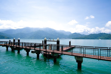 View of Sun Moon Lake in Taiwan