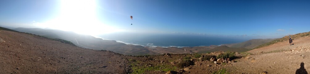 Le Parapente à la montagne de legzira sidi ifni