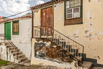Two old houses on the island of Tenerife, Canary Islands