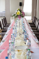 Wedding table decoration