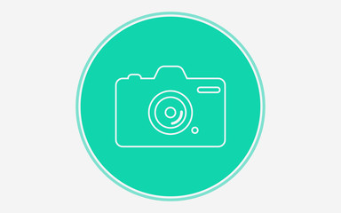 Camera vector icon sign symbol