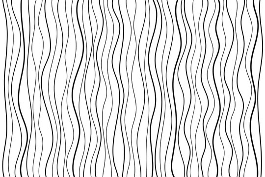 Abstract vertical curved black lines background
