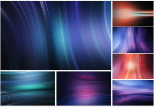 Abstract Light Effect Background Layouts