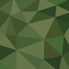 abstract vitrage with low poly military camouflage