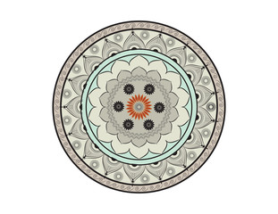 Mandala in colors.