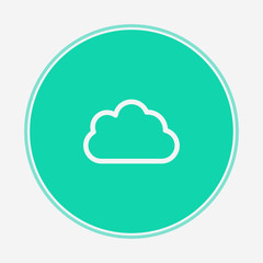 Cloud vector icon sign symbol