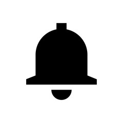 Naklejka premium Bell glyph icon