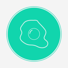 Egg vector icon sign symbol
