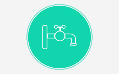 Faucet vector icon sign symbol