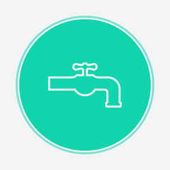 Faucet vector icon sign symbol