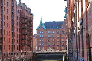 Fototapeta premium haven city hamburg