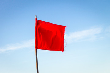 Red Flag on Clear Day