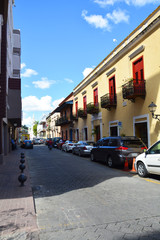 Streets of the colonial city of Santo Domingo, Dominican Republic, local color