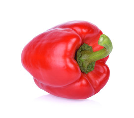 Sweet peppers on white background