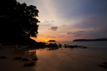 Sunset Kata beach, Phuket, Thailand