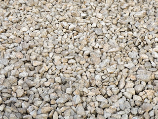Granite gravel of macadam, stones