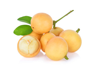 burmese grape,tropical fruit isolated on white background