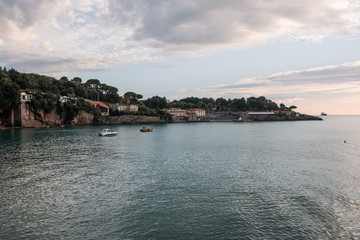 Sunset in LERICI, Liguria, Italy