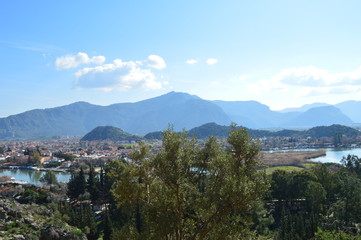 panoramic view of mountains