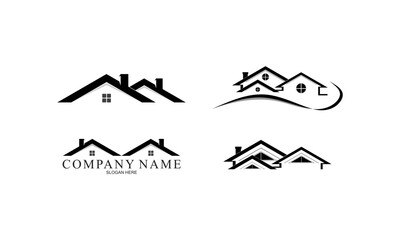 Real estate logo template