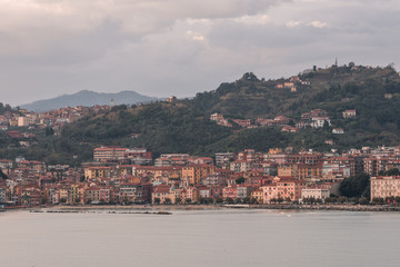 Sunset in Lerici, Liguria - Italy