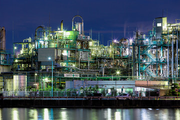 工場夜景 (10月)