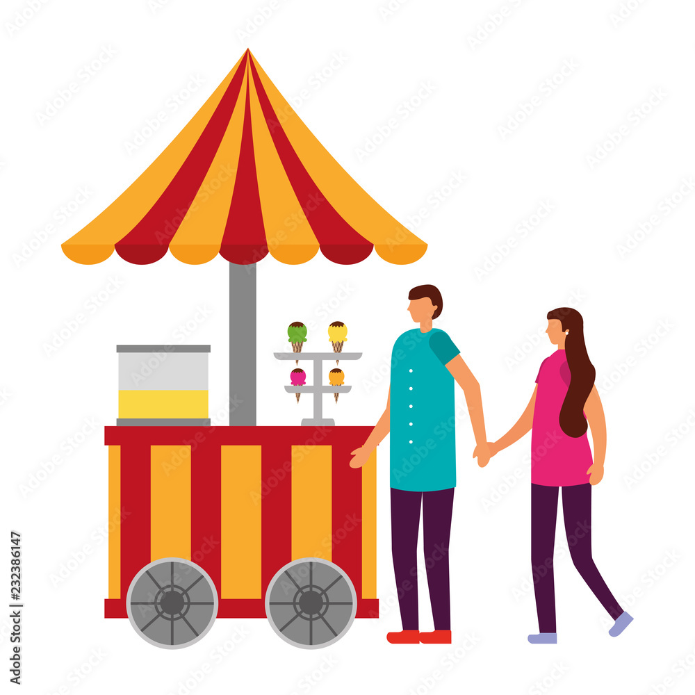 Canvas Prints circus fun fair carnival