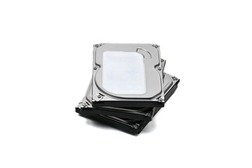 Fototapeta na wymiar Computer hard disk-hard drive on an isolated background