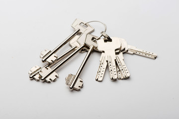 keys to the apartment. house keys