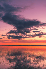 Pacific Ocean Sunset Washington State