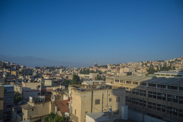 Fototapeta premium Partial view of Nazareth, Israel.