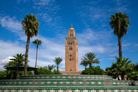 Main mosque in Marakesh morocco