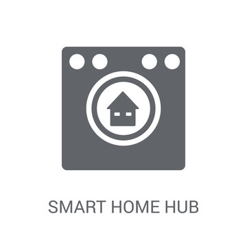 Smart Home Hub Icon. Trendy Smart Home Hub Logo Concept On White Background From General Collection