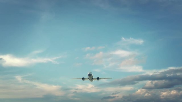 Airplane Landing Paris France