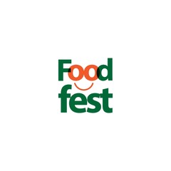 Food Fest Logo Vector Template Design Illustration