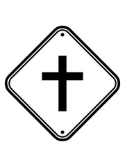 Obraz premium vorsicht achtung hinweis zone schild warnung gefahr kreuz gott glauben liebe himmel engel beten kirche katholisch evangelisch christ jesus christlich protestantisch vater