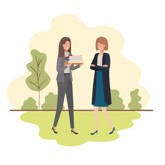 business women avatar character