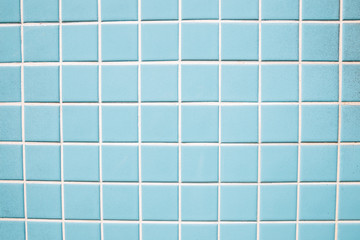 Light blue tile wall texture background
