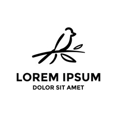 Bird and Branch Creative Logo Template