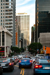 driving in downtown los angeles
