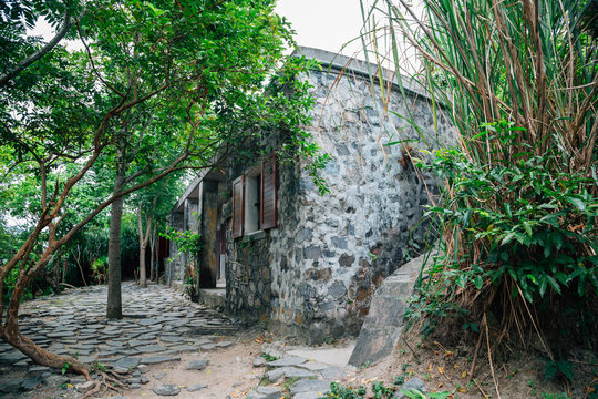 Cannon Fort historical landmark in Cat Ba island, Vietnam