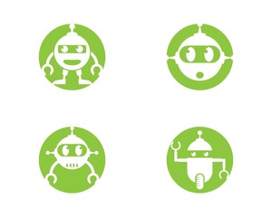 Robot vector icon