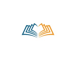 Book logo icon illustration