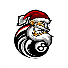 Billiard Santa Logo